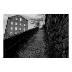 Dean Clough Ascent - Echoes of Brandt Poster