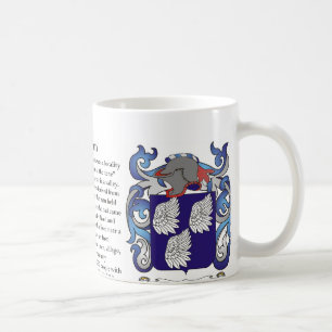 Dean Family Coat of Arms Mug