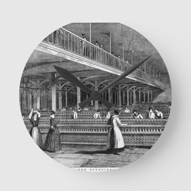 Dean Mills - The Doubling Room, 1851 (litho) Round Clock (Front)
