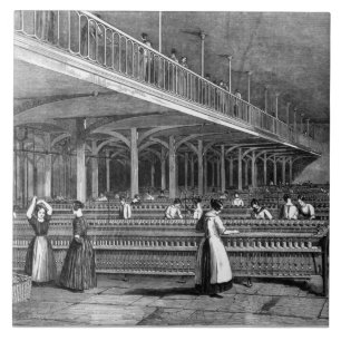 Dean Mills - The Doubling Room, 1851 (litho) Tile