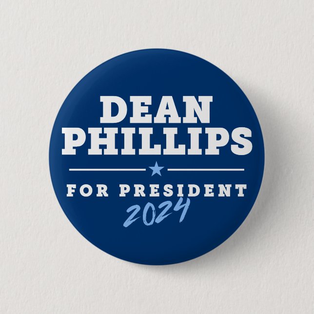 Dean Phillips 2024 6 Cm Round Badge (Front)