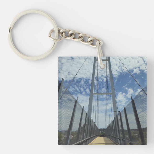 Dean Street Pedestrian Bridge Pathway to the Sky Key Ring (Front)