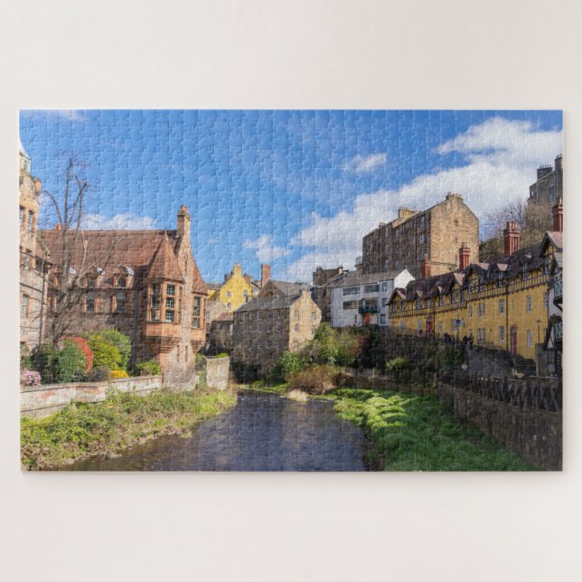Dean Village, Edinburgh, Scotland Jigsaw Puzzle (Horizontal)
