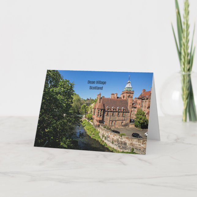 Dean Village Scotland Card (Front)