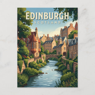 Dean Village Scotland Postcard