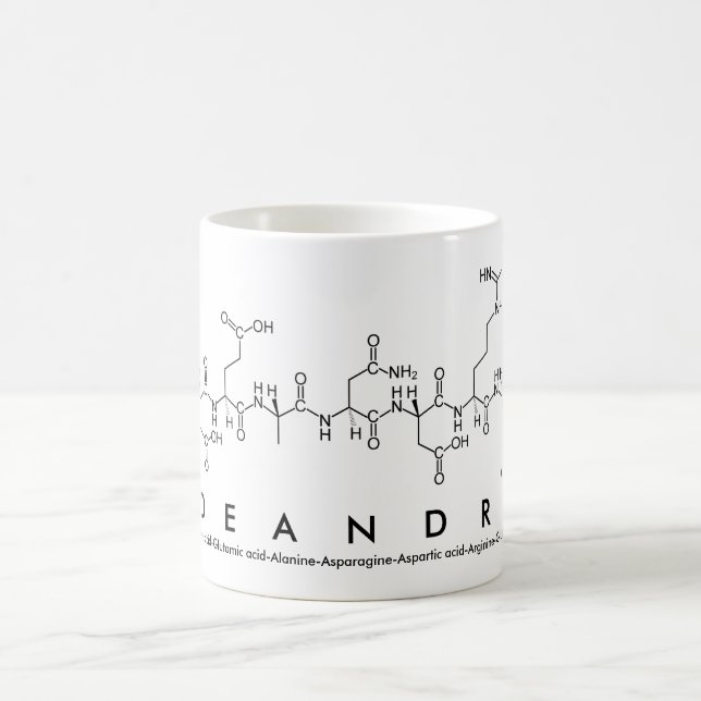Deandre peptide name mug (Center)