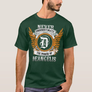 Deangelis Name Shirt Never Underestimate The Power