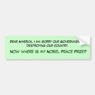 Dear America Bumper Sticker