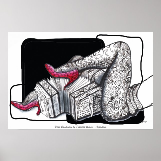 Dear Bandoneon Tango Poster (Front)