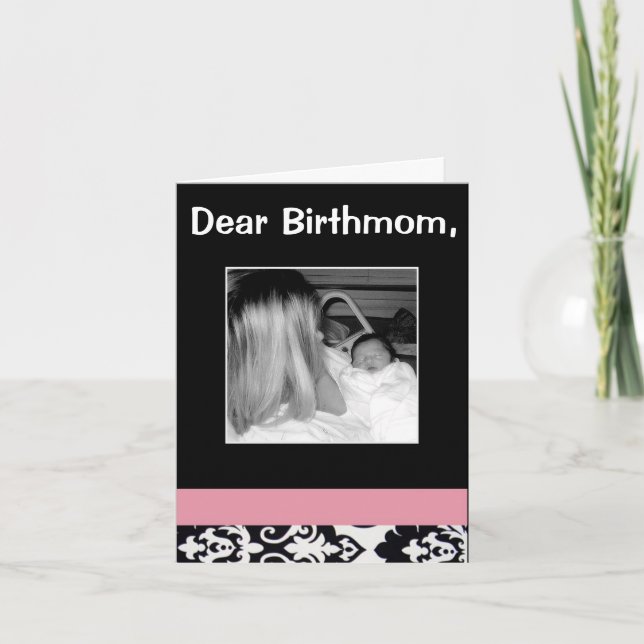 Dear Birth Mum card (Front)