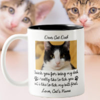 Dear Cat Dad Thank You For Being My Dad | Funny
