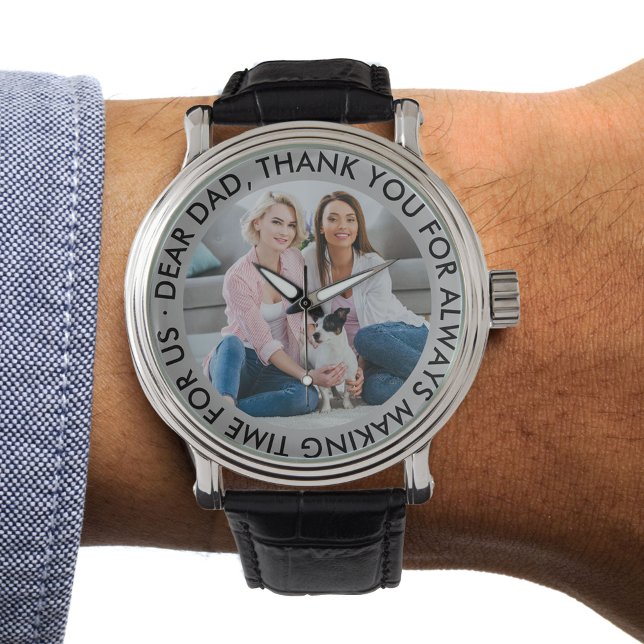 Dear Dad Custom Thank You Message and Photo Watch (Creator Uploaded)