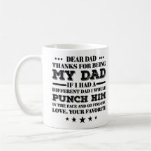 Dear Dad Funny Humour