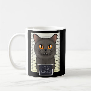Dear Dad I Can Explain I British Shorthair Cat Coffee Mug