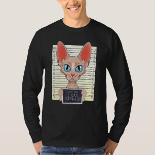 Dear Dad I Can Explain I Sphynx Cat Dad I Sphynx C T-Shirt