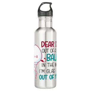 Dear Dad, Out of all The Balls in the World 710 Ml Water Bottle
