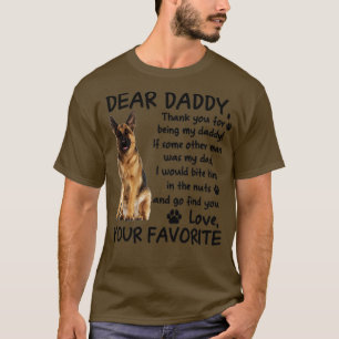 Dear Daddy Thank You For Being My Daddy T-Shirt