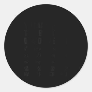 Dear Daddy, You Are The Dog Dad Ever Father's Day Classic Round Sticker