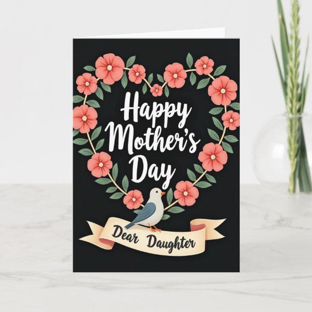 Dear Daughter Mothers Day Card (Front)