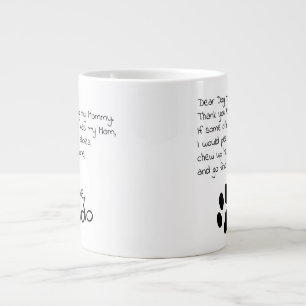 Dear Dog Mum Dad Personalised Pet Name Coffee Mug