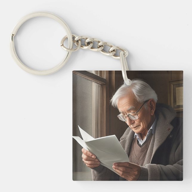 Dear Father Keychain (1) (Gift From the Distance) (Front)