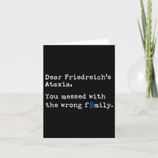 Dear Friedreich's Ataxia Card
