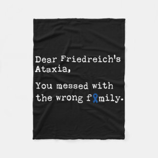 Dear Friedreich's Ataxia Fleece Blanket