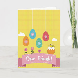 Dear Friends Message Card
