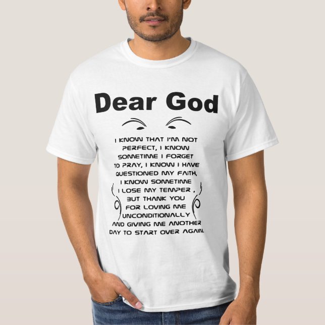 Dear God T-Shirt (Front)