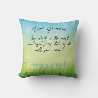 Dear Grandma fairy cushion