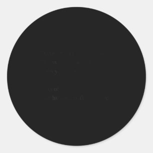 Dear Human Behind Me The World Is Better With You  Classic Round Sticker