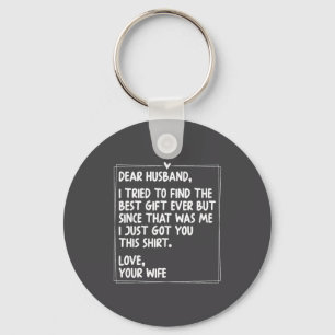 Dear Husband Matching Couples Style For Him And He Key Ring