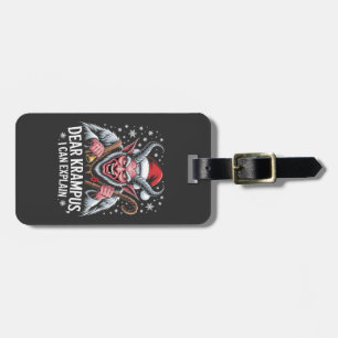 Dear Krampus I Can Explain Christmas Santa  Luggage Tag