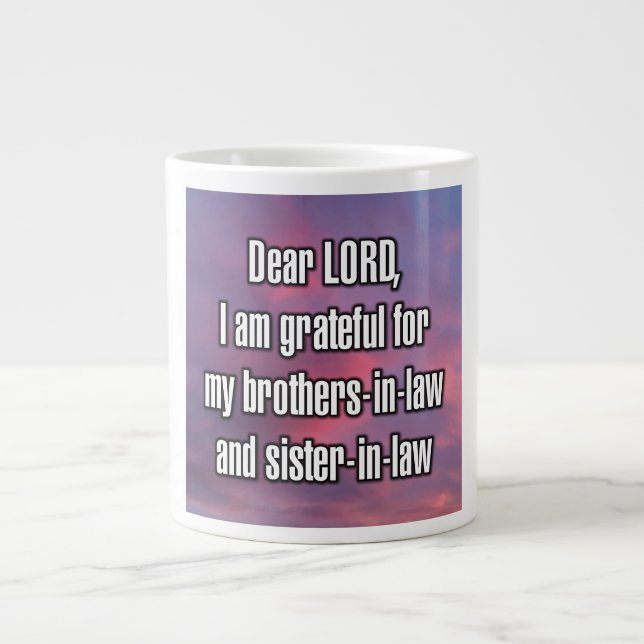 Dear LORD, I am grateful for my brothers... Mug (Front)