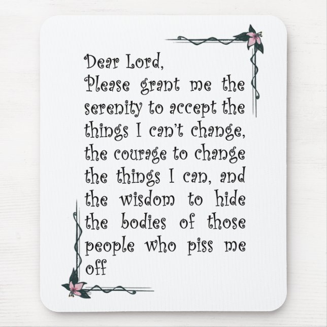 Dear Lord mousepad (Front)