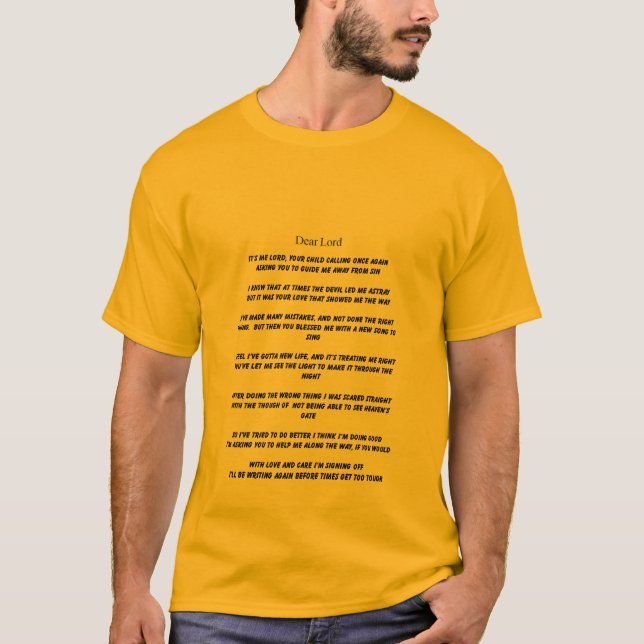 Dear Lord T-Shirt (Front)