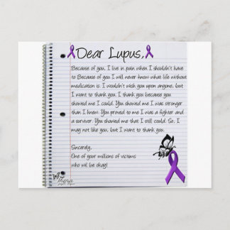 Dear Lupus.. Postcard