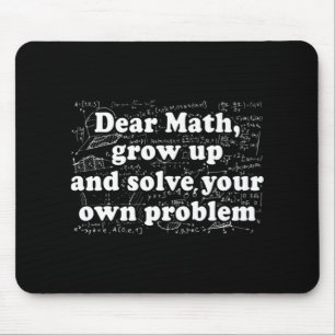 Dear Math Fun Back To School Math Teacher Student  Mouse Mat