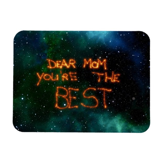 Dear Mom 3" x 4" Flexible Photo Magnet (Horizontal)