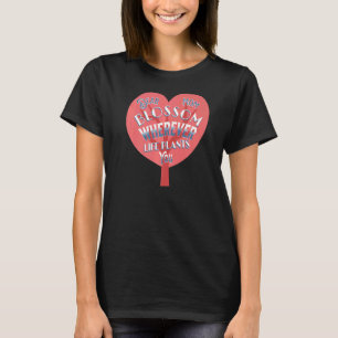 Dear Mum Blossom Wherever Life Plants You Happy Mo T-Shirt