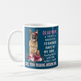 Dear Mum Mama Dog Lover Owner Happy Mother's Day  Coffee Mug