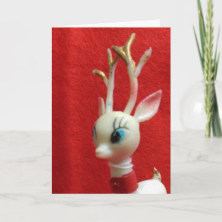 Dear Retro Deer... Holiday Card