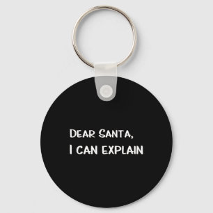 Dear Santa1 Key Ring