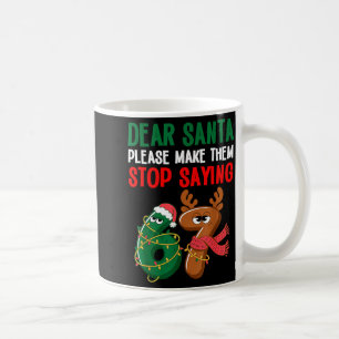 Dear Santa 67 Funny Christmas Six Seven 6-7 Meme M Coffee Mug