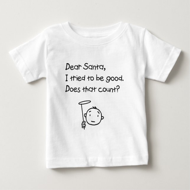 Dear Santa Baby T-Shirt (Front)
