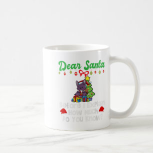Dear Santa Before I Explain How Much Do You Know  Coffee Mug