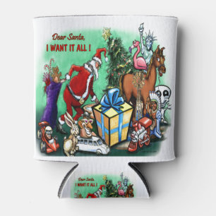 Dear Santa Can Cooler