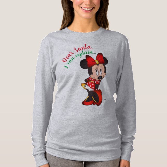 Dear Santa Christmas Basic Long Sleeve T-shirt (Front)