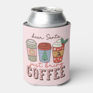 Dear Santa   Christmas Coffee Latte Can Cooler