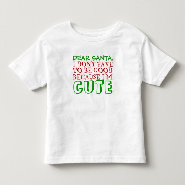 Dear Santa Christmas T-shirt (Front)